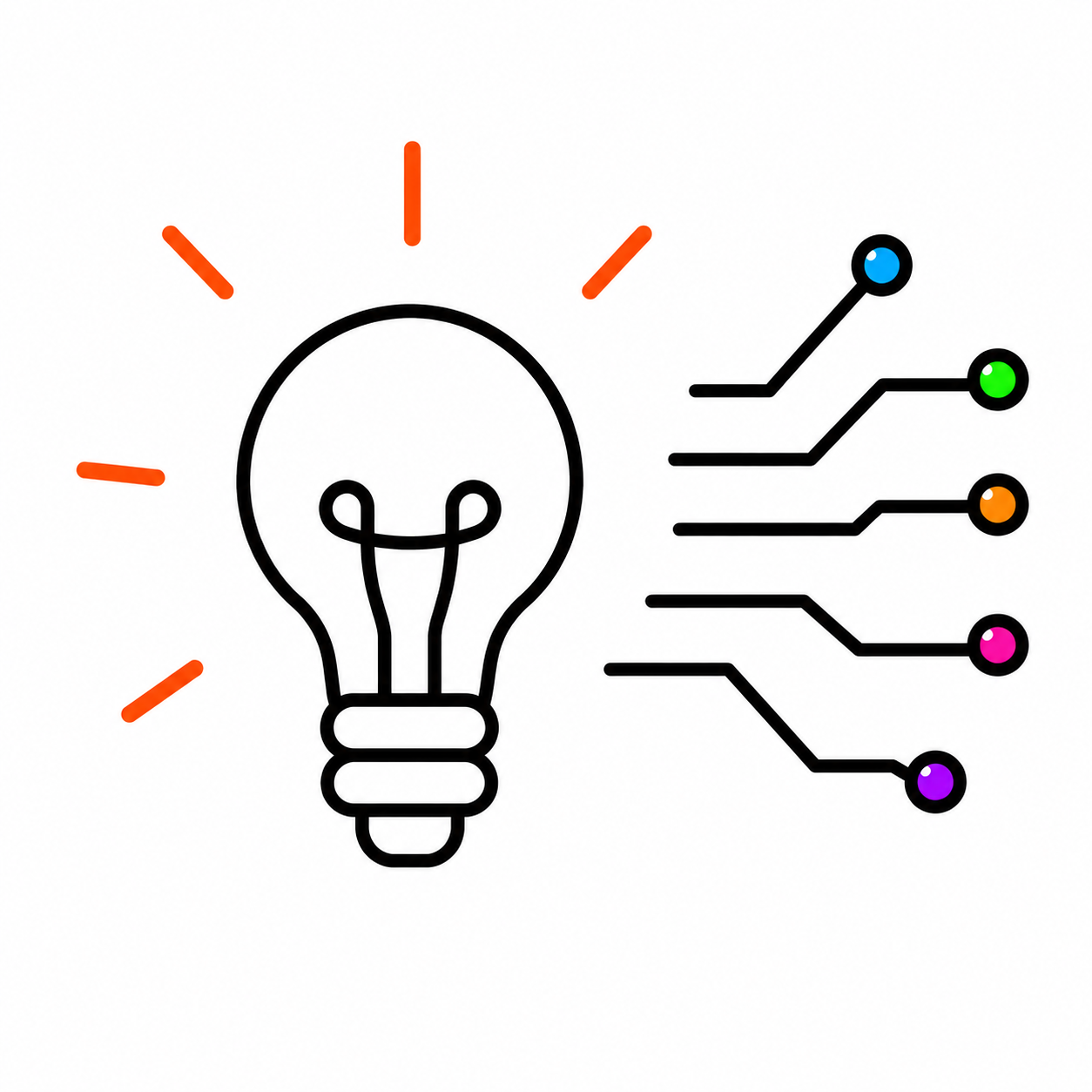 NEW TECH Lightbulb Icon